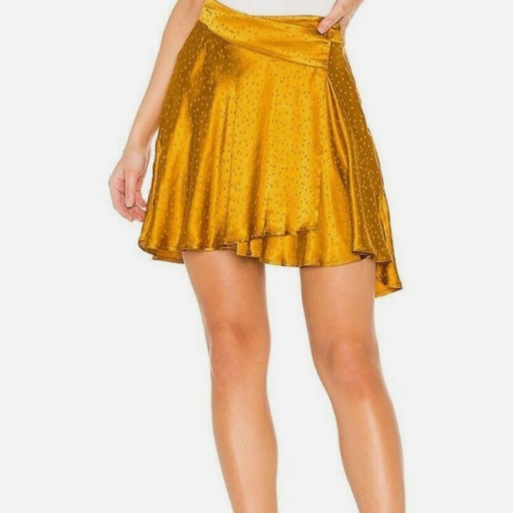 NWT Free People Star Struck Mini Skirt in Canyon Bluff Size 12